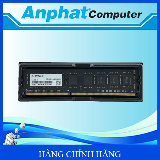 Bộ nhớ RAM PC AIWOLF AED3 DDR3 8GB/1600 – Hàng Chính Hãng