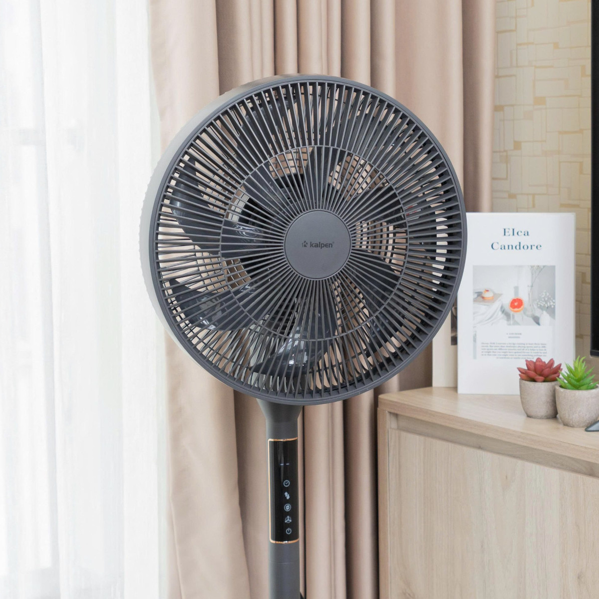 Quạt tuần hoàn không khí 360 độ Kalpen F12 7 cánh - Hàng chính hãng