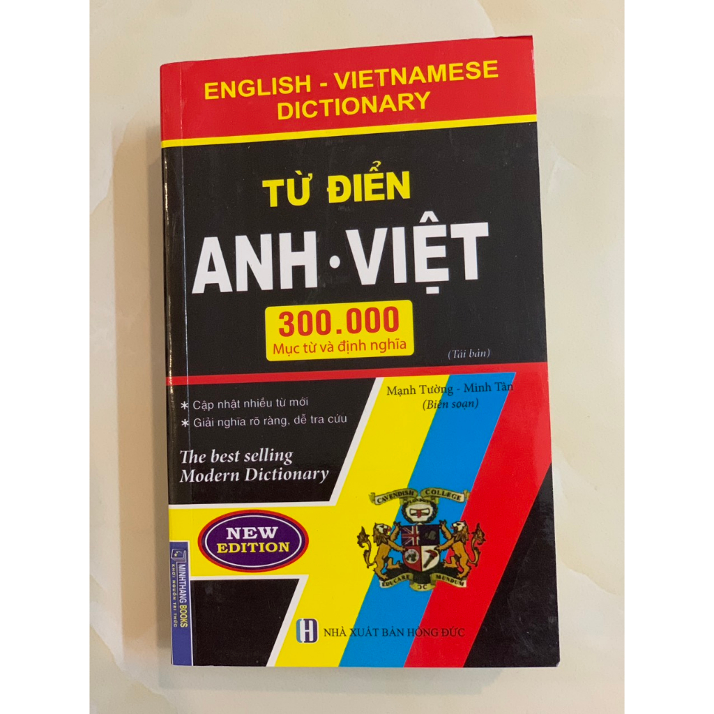 Sách - Từ điển Anh Việt 300000 Mục từ và định nghĩa