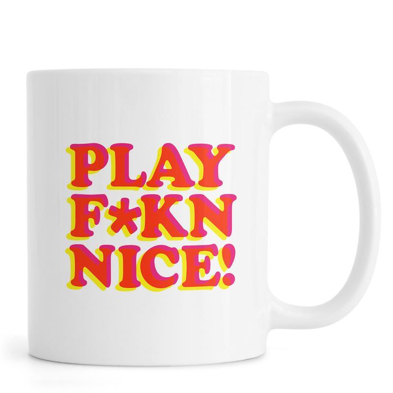 Ly Cốc Sứ Cao Cấp hình Play Fkn Nice