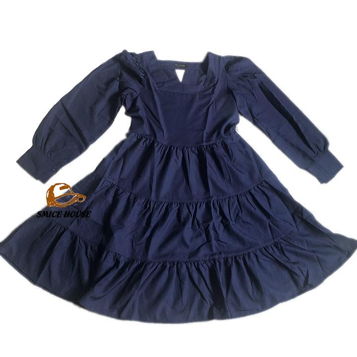 SET ÁO ĐÔI ĐẦM BABY DOLL VÀ ÁO SƠ MI, ĐỒ CẶP TÌNH NHÂN ĐI BIỂN CHỤP HÌNH CƯỚI MÀU HỒNG VÀ XANH ĐEN - SMICE HOUSE