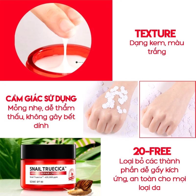 Bộ Sản Phẩm Dưỡng Da Phục Hồi Some By Mi Snail Truecica Miracle Repair