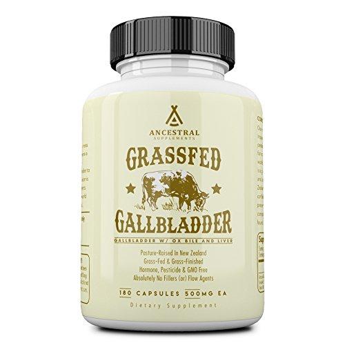 Ancestral Supplements Gallbladder w/Ox Bile & Liver — Supports Gallbladder, Bile Flow & Digestive Health