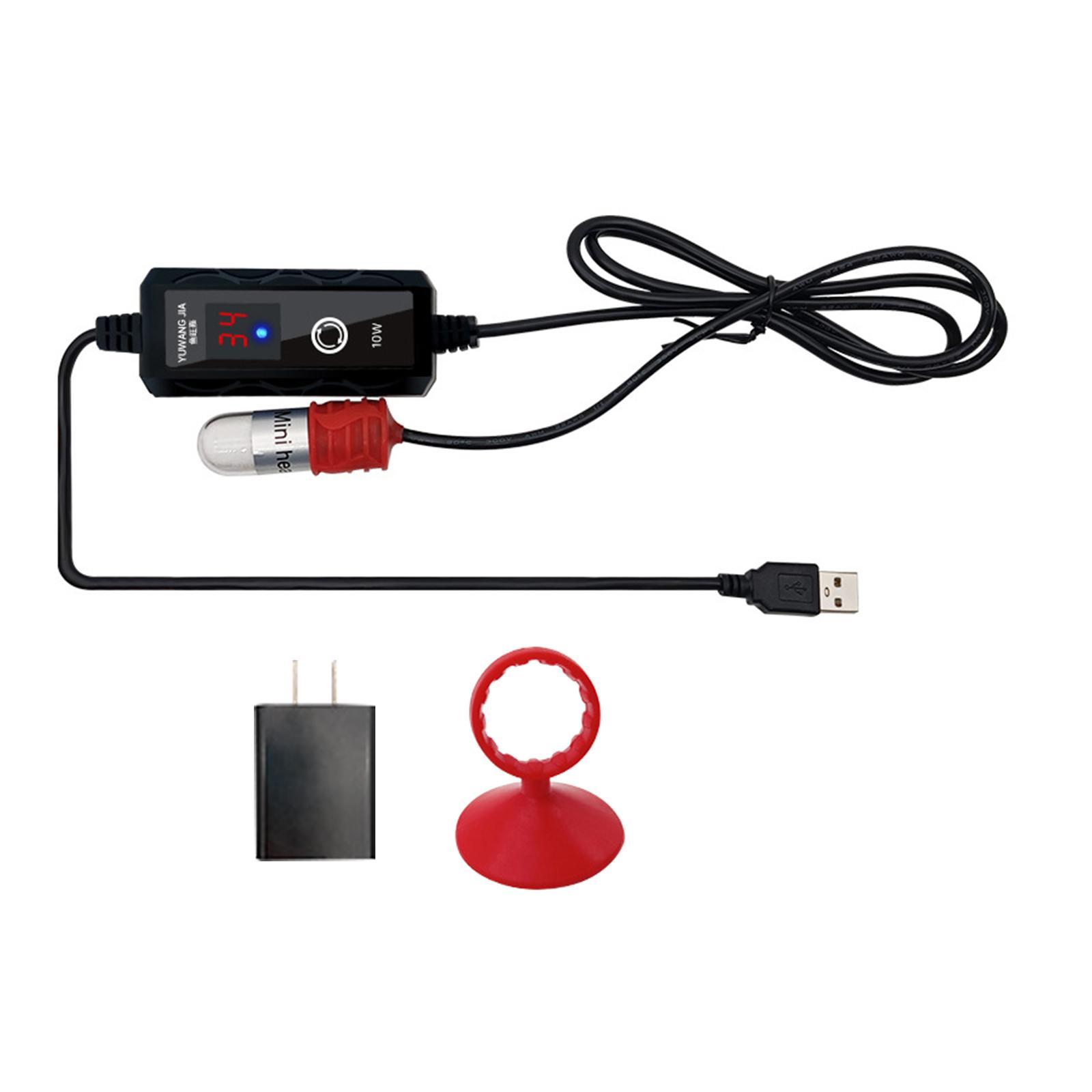 Aquarium Fish Tank Heater Heat Rod Submersible Thermostat for Turtle Pond