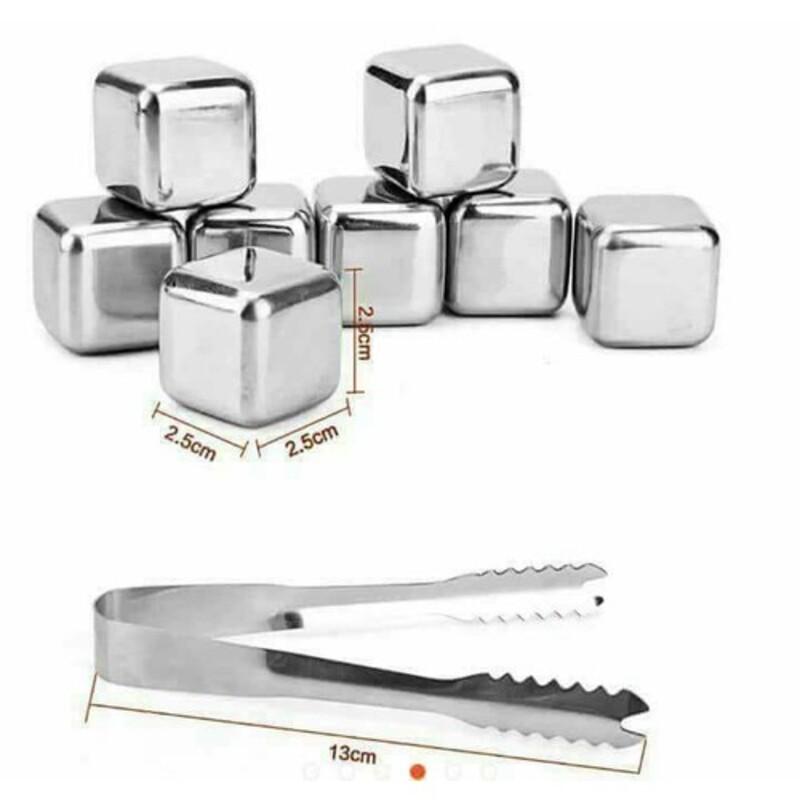 Đá Viên Inox Vĩnh Cửu Amerigo, Đá Inox 304 Không Tan, Làm Lạnh Nhanh, An Toàn Cho Sức Khỏe, Nhập Đức - Vàng