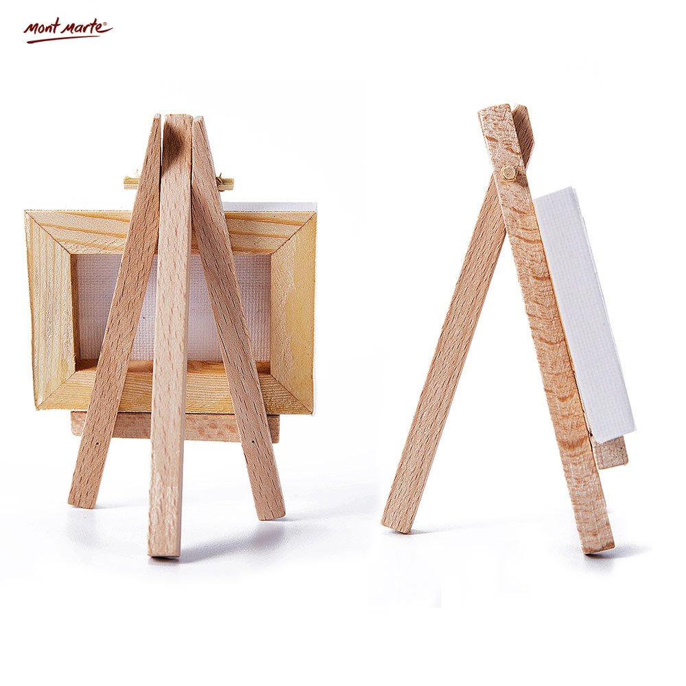 Combo 2 Giá Vẽ Mini Display Easel Canvas 8x10cm Mont Marte