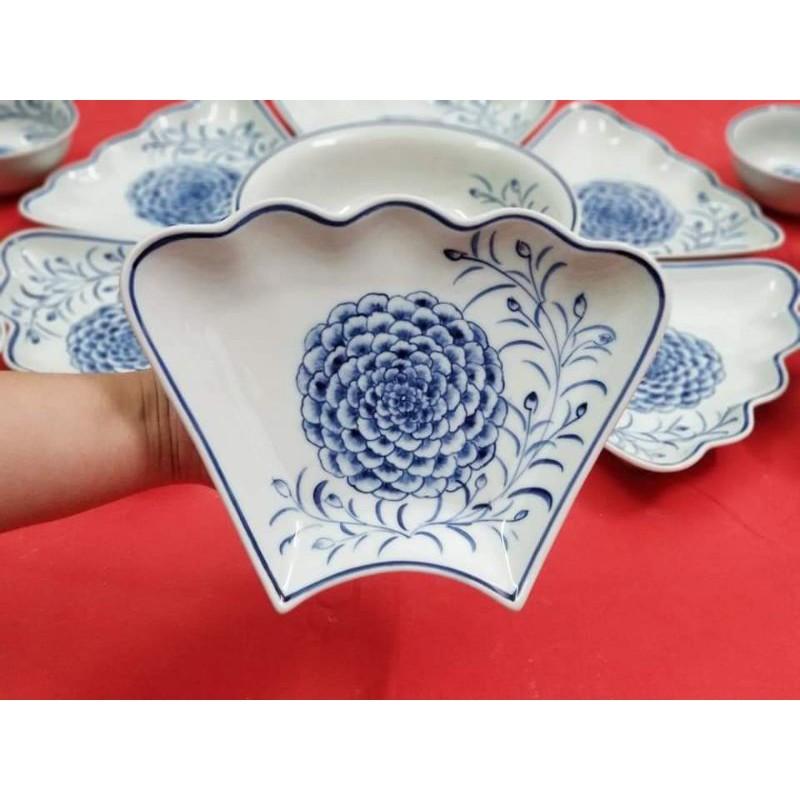 Bộ bát đĩa hoa mặt trời hàng vẽ tay