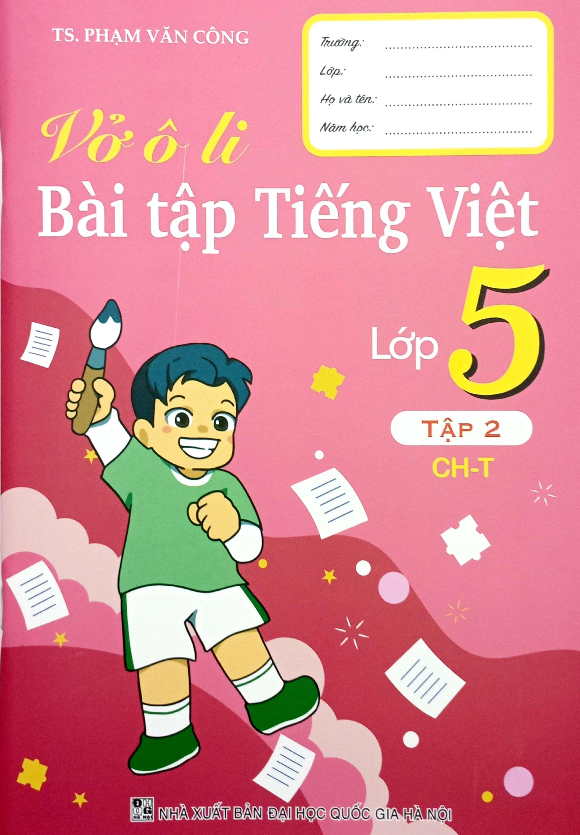 Sách - Vở Ô Li Bài Tập Tiếng Việt Lớp 5 - Tập 2 (Chân Trời)