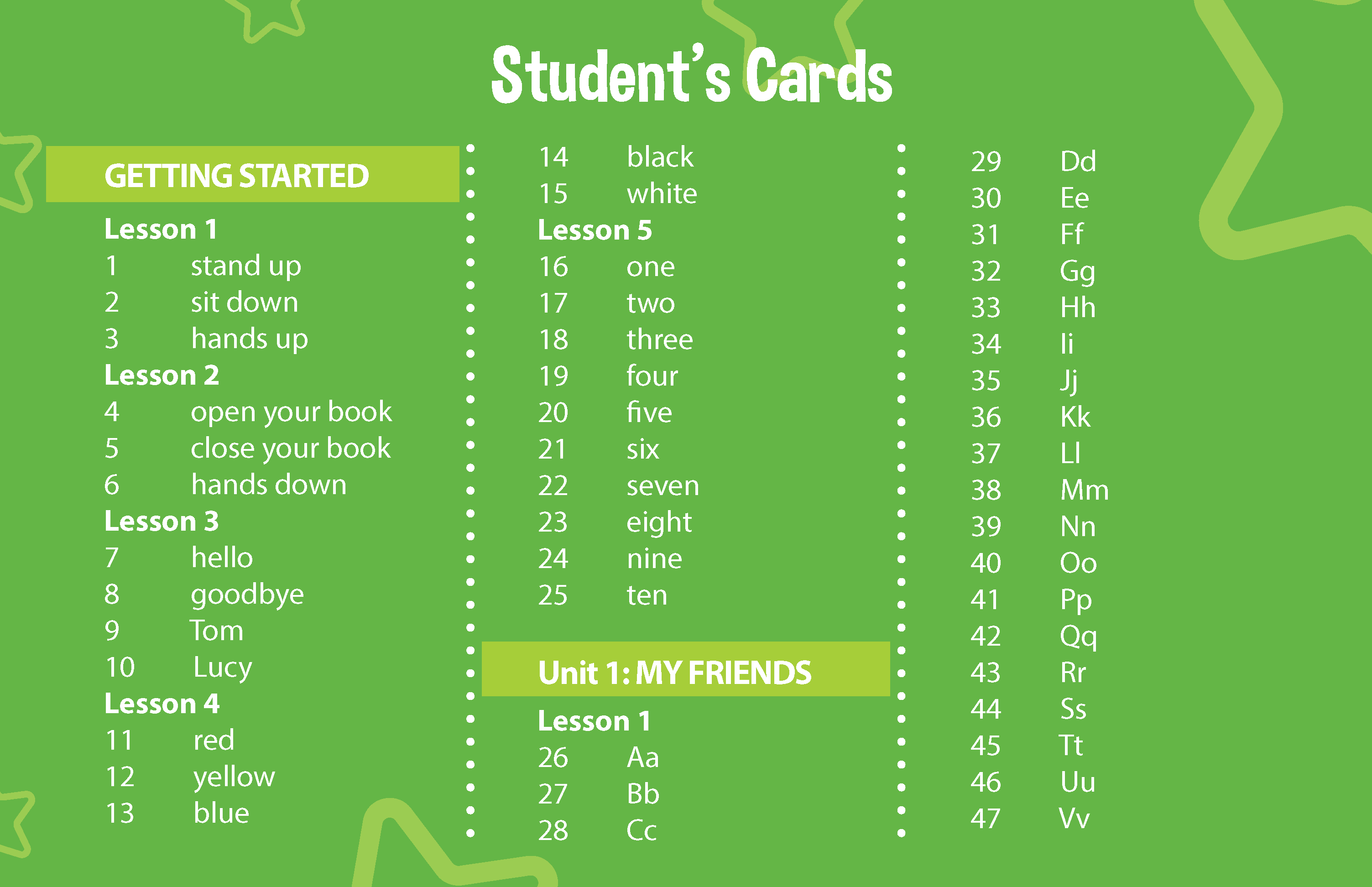 Combo Tiếng anh 3 I-learn smart start Student's cards + Notebook