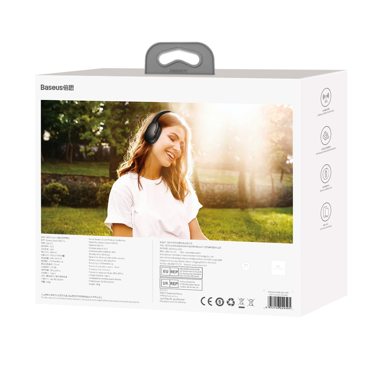 Tai nghe Baseus Encok Wireless headphone D02 Pro
