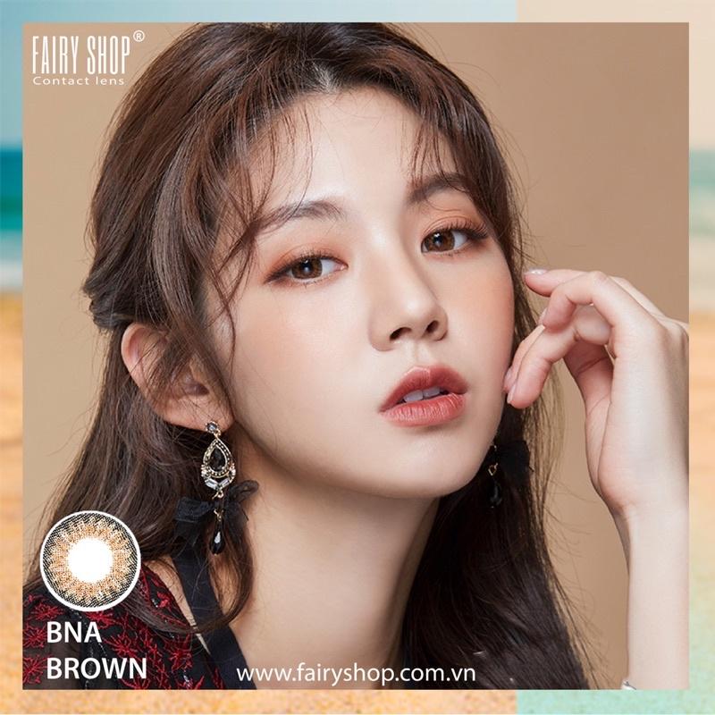 Áp tròng BNA BROWN 14.0MM - FAIRY SHOP CONTACT LENS độ cận 0 đến 6