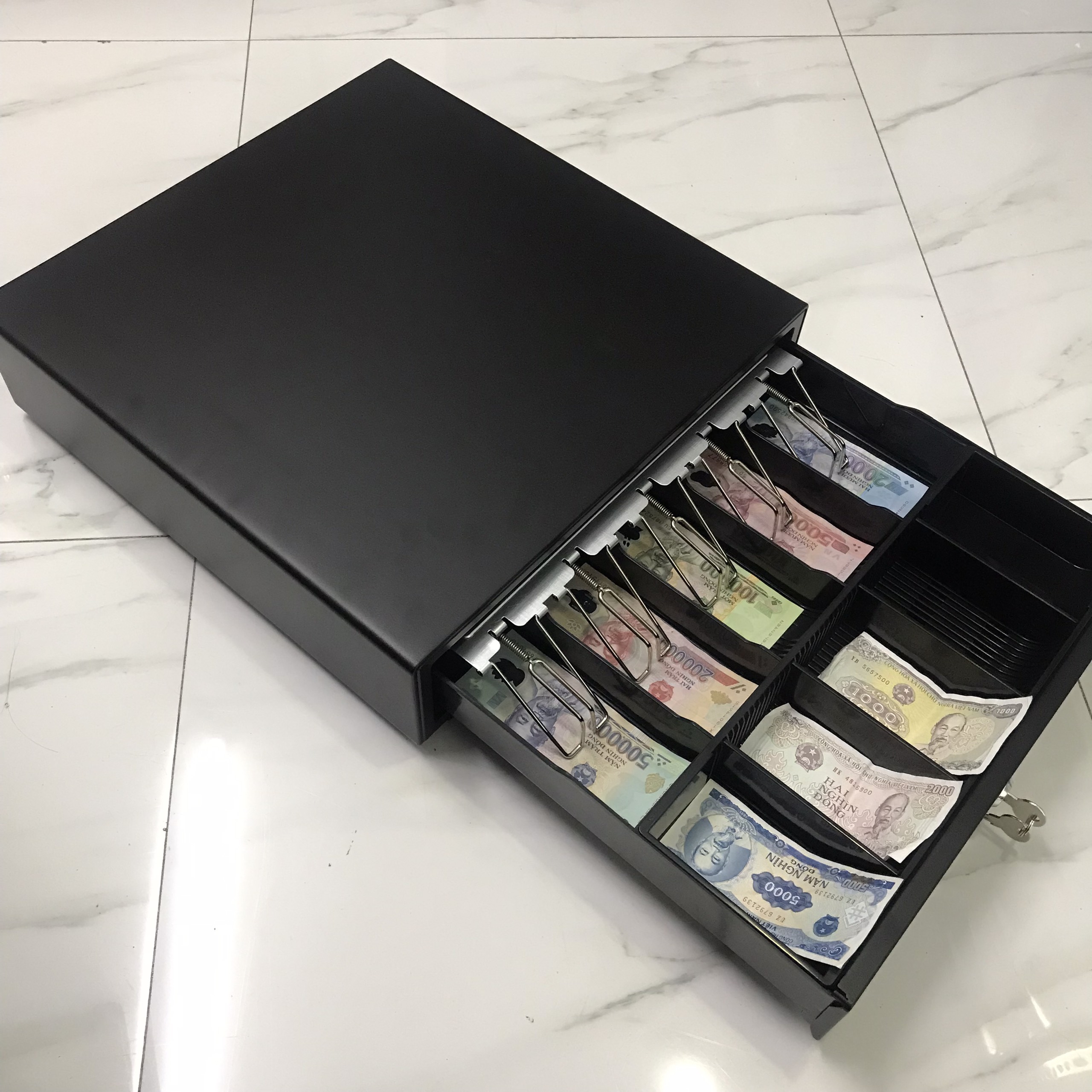 Ngăn kéo đựng tiền 10 ngăn tiền giấy size lớn MAKEN MK410 - Hàng nhập khẩu