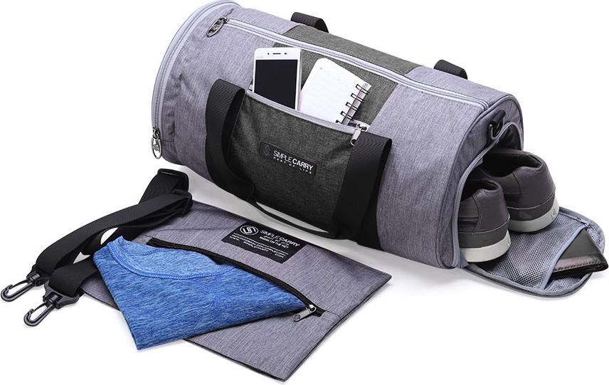 Túi đeo Gym bag small Grey/Black