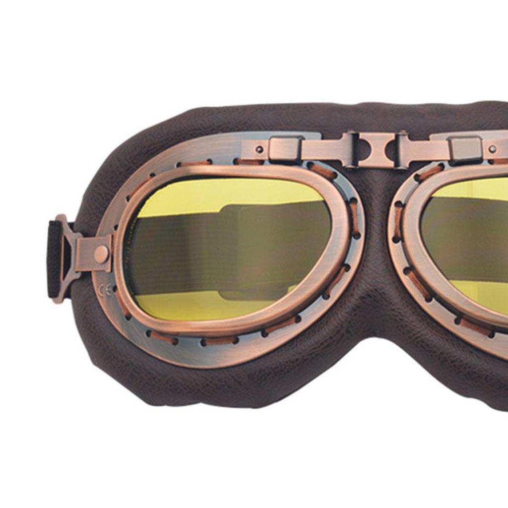 Punk Glasses Motorcycle Goggles Flying Eyewear for Motocross Cruiser Snow Sports