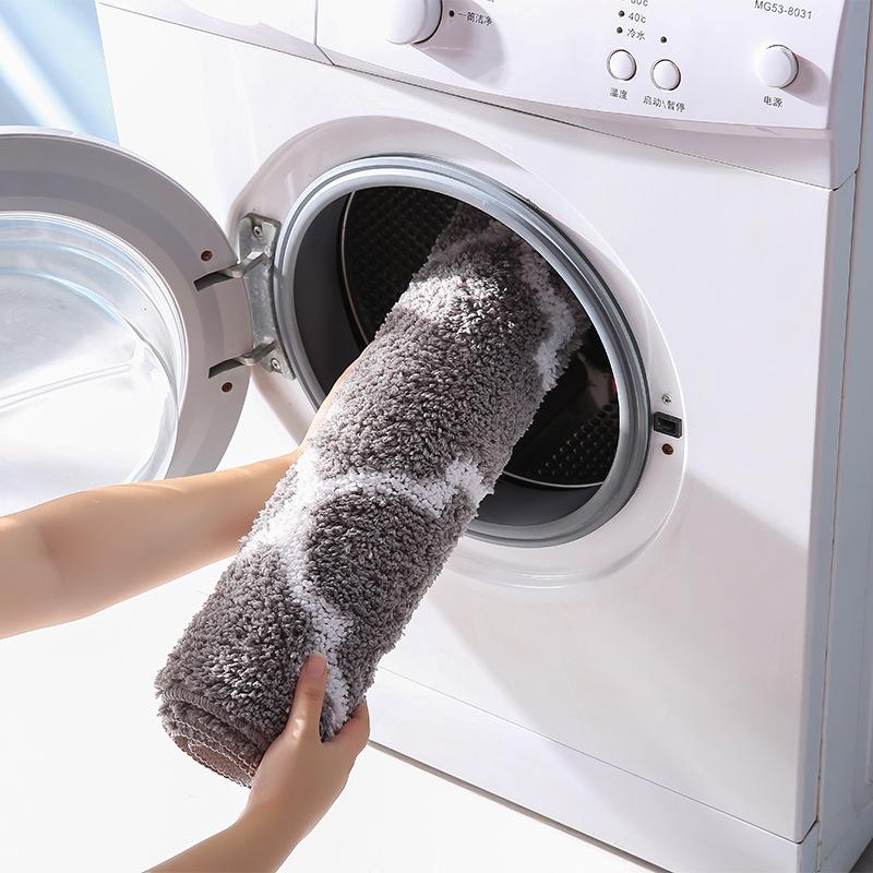 Microfiber Bơi trượt -Resistant 40 × 60 cm, thảm phòng tắm siêu mềm trải thảm phòng tắm, phòng tắm Raid tắm cho phòng tắm, phòng ngủ và phòng khách