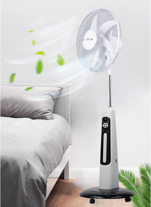 Quạt năng lượng mặt trời thông minh không mất tiền điện, có điều khiển từ xa hiện đại