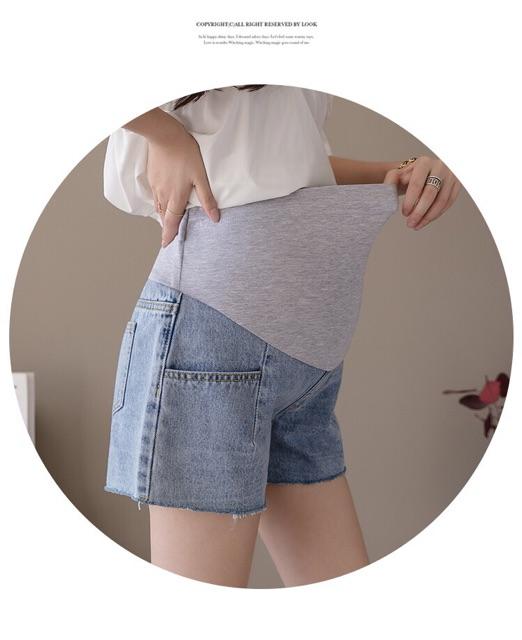 Quần short denim mỏng cho mẹ bầu- hàng quảng châu shop
