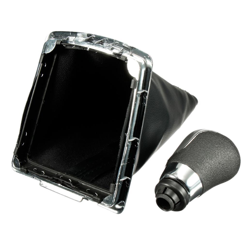5-Speed Gear Knob Gaitor Boot Cover PU Leather for 2005-08
