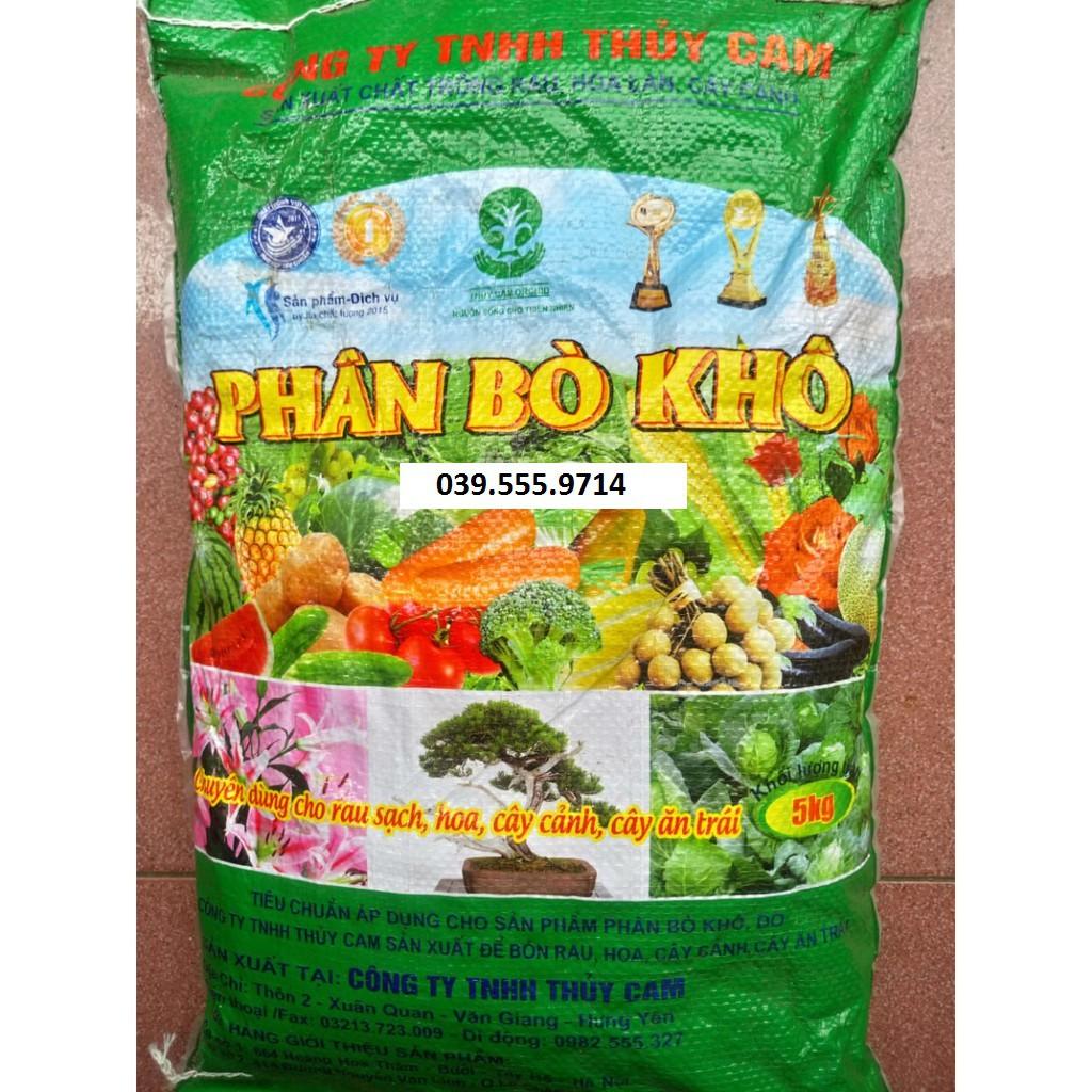 Phân Bò Khô Trồng Rau Và Hoa Cây Cảnh 2kg