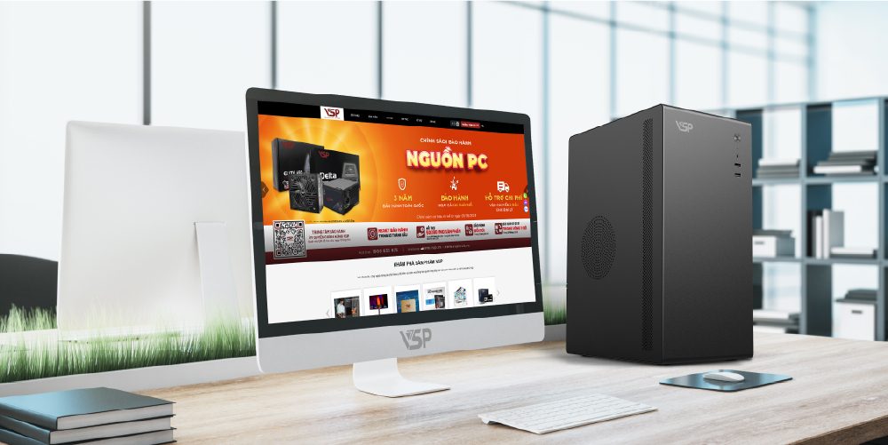 Vỏ máy tính Case VSP V200 - Hàng chính hãng VSP phân phối