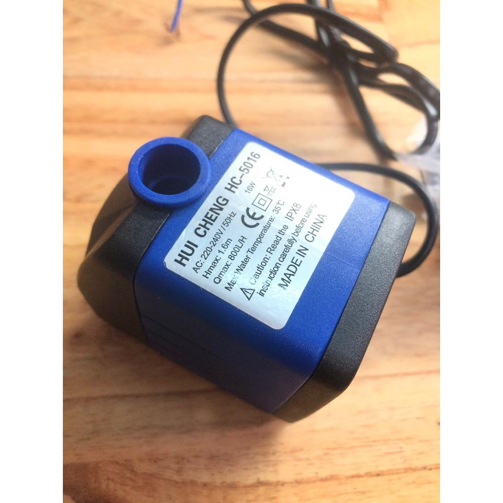 Bơm chìm mini 16W, 220Vac cho quạt điều hoà hơi nước # phụ tùng quạt