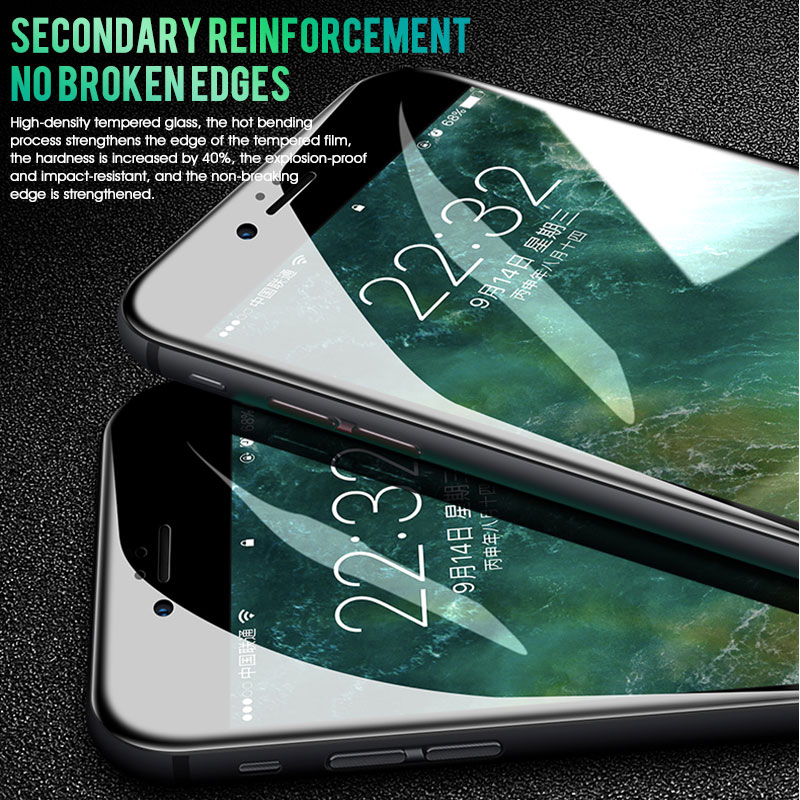 Miếng dán kính cường lực cho iPhone 6 Plus / 6s Plus hiệu ANANK 3D mỏng 0.2mm mặt kính AGGC Nhật Bản - Hàng chính hãng