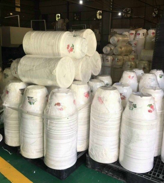 Chậu Nhựa Trồng Cây In Hoa Bốn Mùa Xinh Tươi, Chậu Trồng Hoa Dáng Tròn, Dày, Bền, Đẹp, Chất Lượng Cao