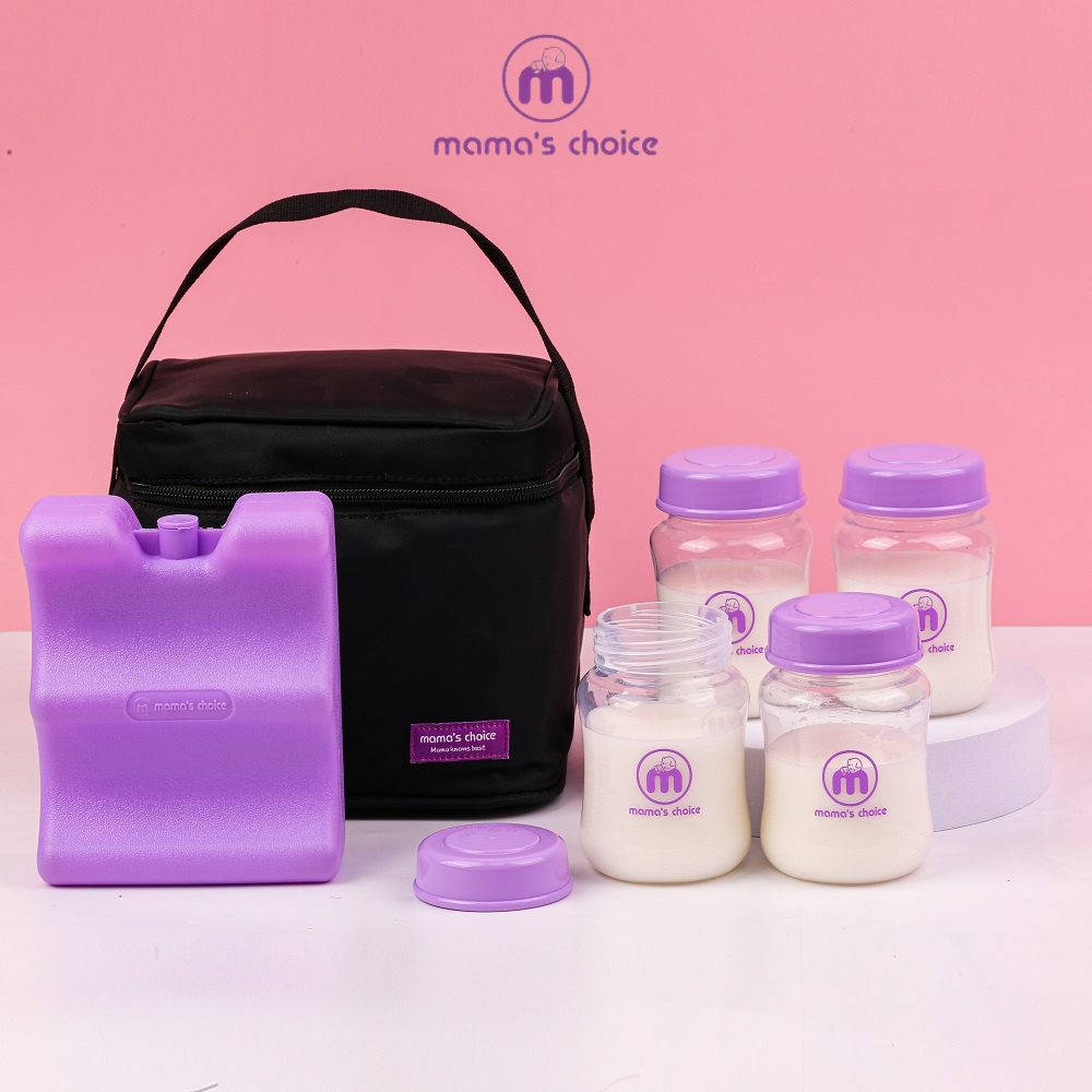 Đá Khô Bảo Quản Sữa Mama’s Choice, Giữ Lạnh Sữa Mẹ Lên Đến 14 Tiếng, Chất Liệu Gel Y Tế Cao Cấp, Độ Bền Cao Từ 4-5 Năm