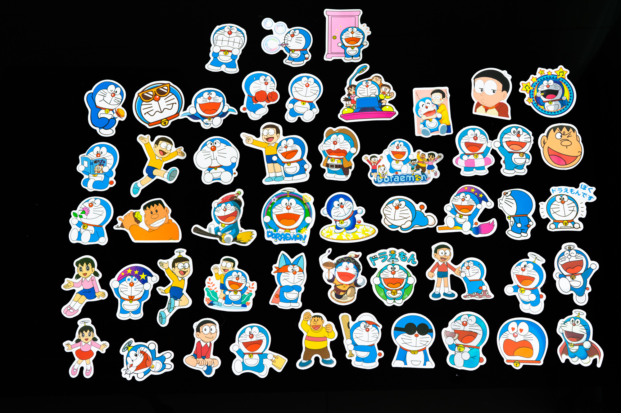 20 Sticker Doraemon  mèo máy thông minh mẫu mới 2020 hình dán chống nước lâu phai dán mũ bảo hiểm,đàn, guitar, ukulele, laptop, điện thoại, xe đạp, xe máy, skateboard, macbook,...