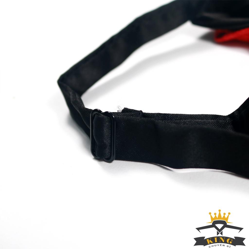 Nơ cài áo vest nam KING chú rể vải lụa silk phi bóng cao cấp giá rẻ