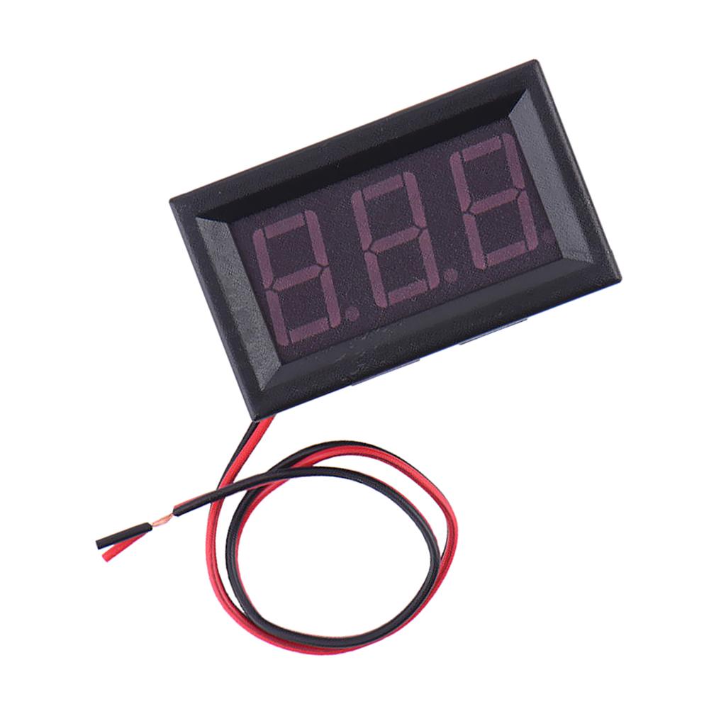 2 Wire AC70-500V Digital Volt Voltage Meter Voltmeter Car Motor 0.56''