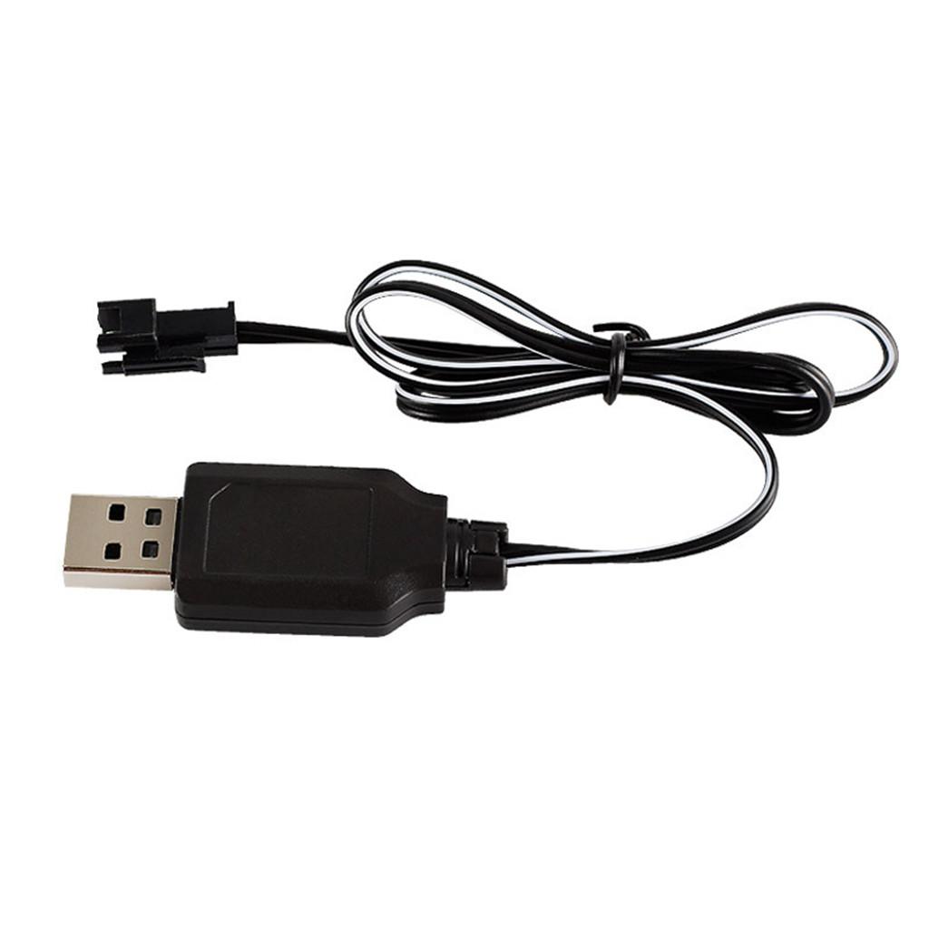 Tooyful RC Cáp Sạc Pin 4.8V 250mA USB Cân Bằng Sạc Nhanh SM Cắm 80 Cm