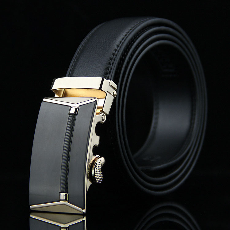 Leather Belt Double-sided Leather Belt Simple