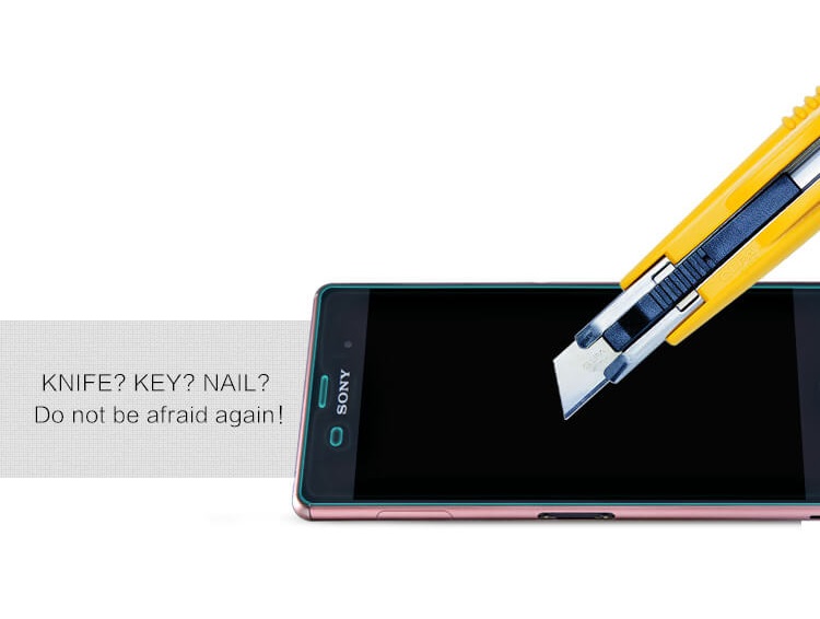 Tấm dán kính cường lực độ cứng 9H dành cho Sony Z3 - KCL01