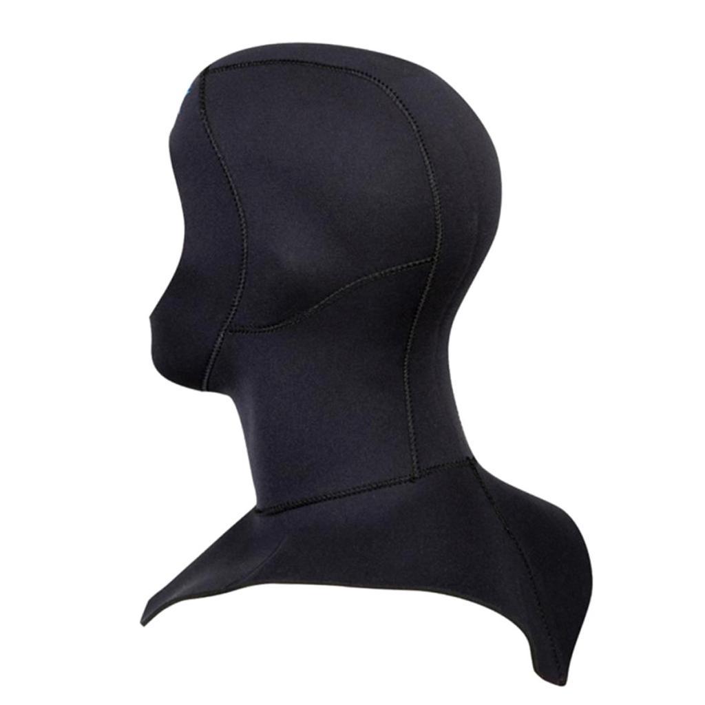 3mm Diving Hood Wetsuit Neoprene Hood Surfing Skins Hat Sport Cap with 3mm Neoprene Scuba Diving Gloves Snorkeling Swim Gear Underwater Equipment
