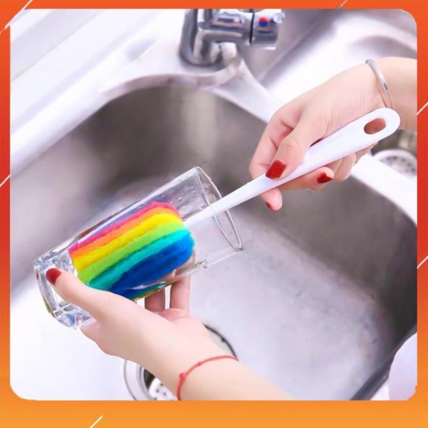 Dụng Cụ Cọ Ly Chai Chuyên Dụng Có Cán Dài Tiện Dụng