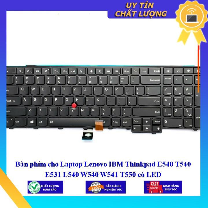 Bàn phím cho Laptop Lenovo IBM Thinkpad E540 T540 E531 L540 W540 W541 T550 có LED - Phím Zin - Hàng chính hãng  MIKEY2655