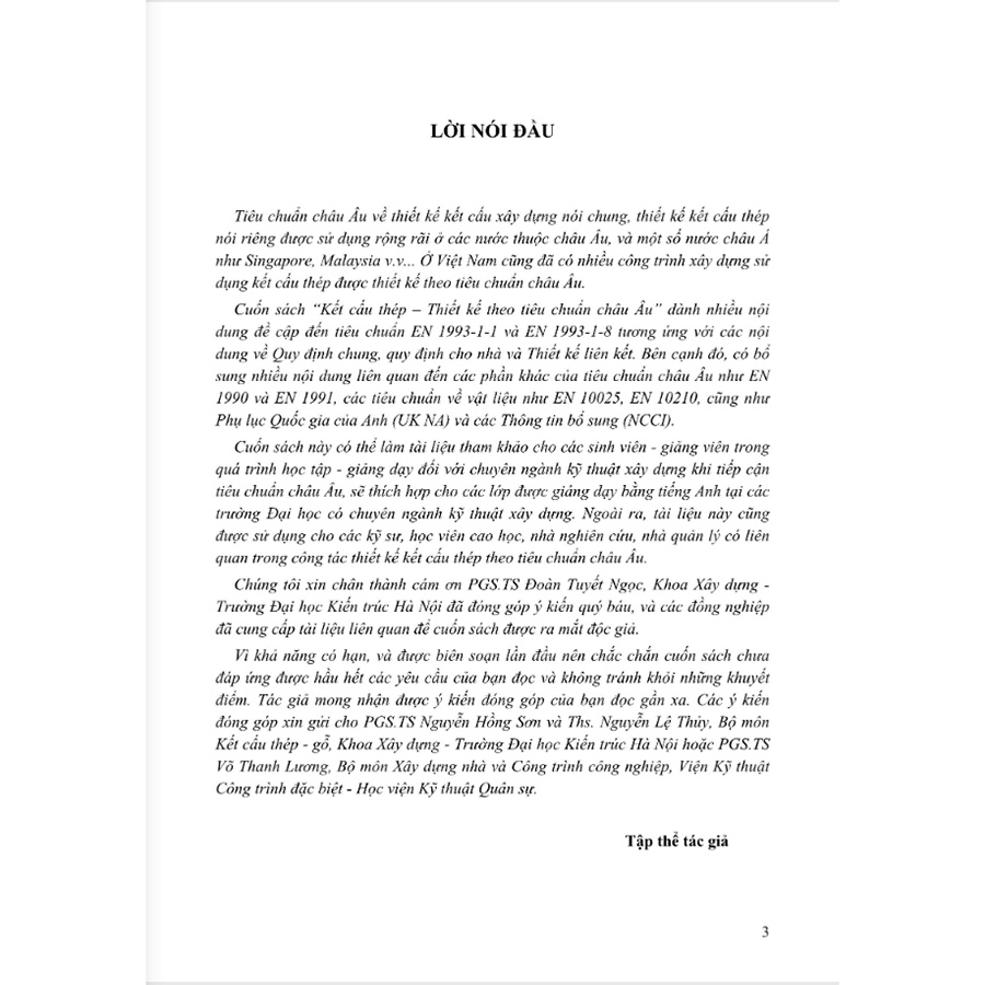 Kết Cấu Thép Thiết Kế Theo Tiêu Chuẩn Châu Âu