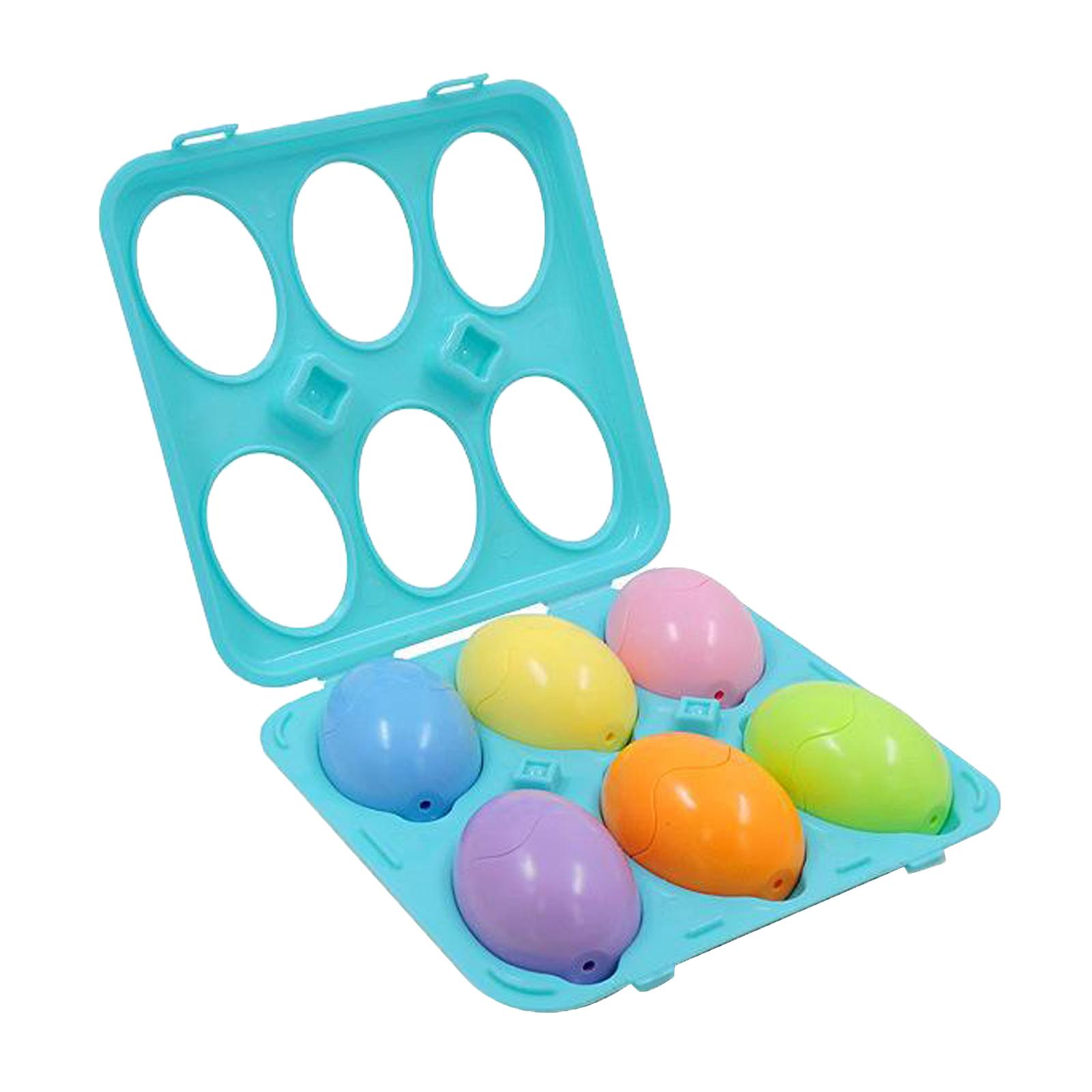 Geometric Pairing Eggs Mixed Shape Kids Learning Puzzle Wise Toy Gift