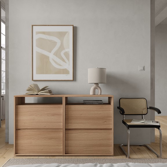 DECI, Tủ đựng đồ, tủ lưu trữ DRA_295, 140x40x84cm