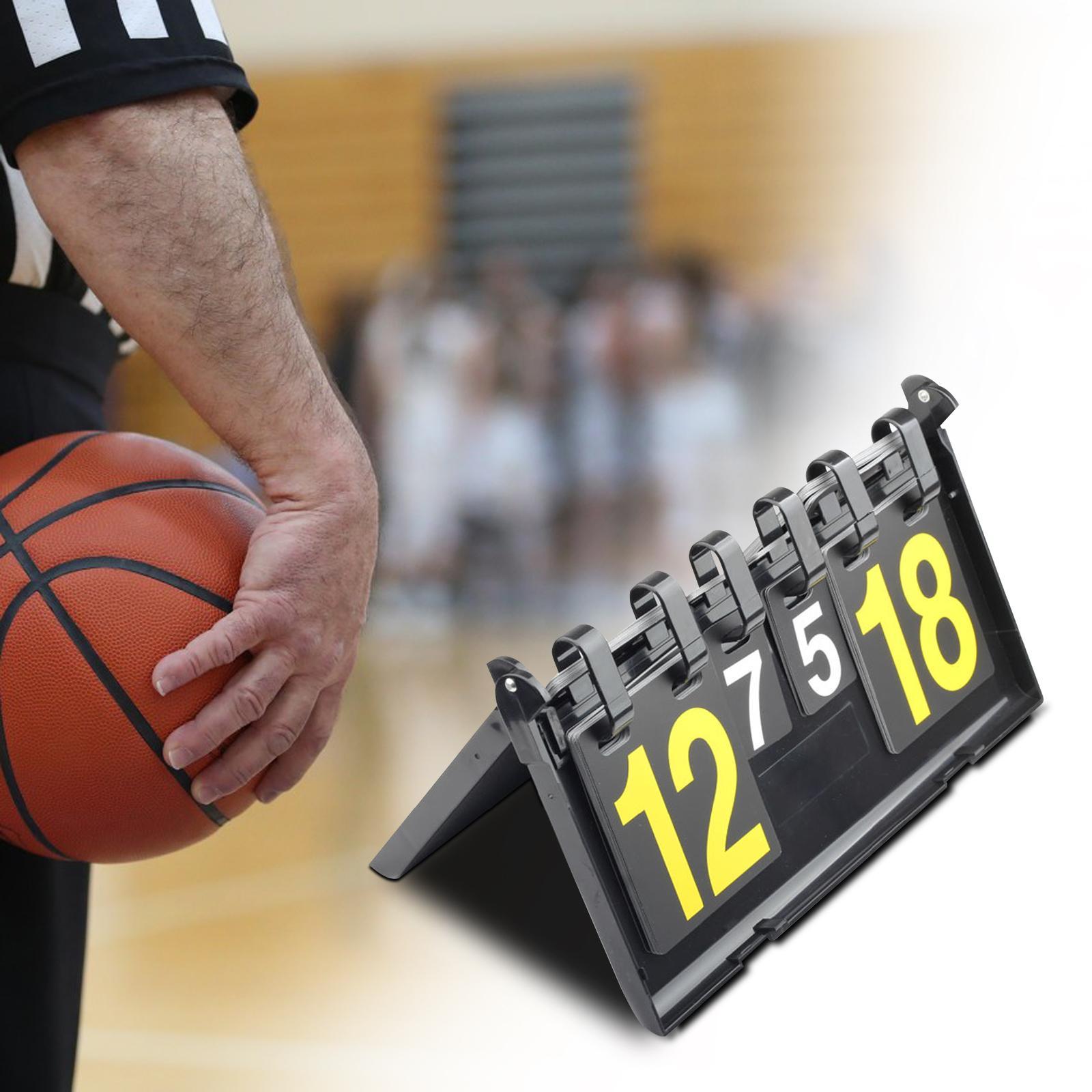 Tabletop Scoreboard   Score Keeper for Basketball Baseball Indoor Sports