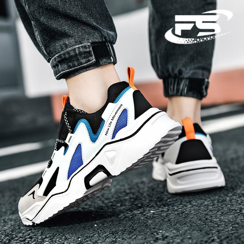 Giày Sneakers Thời Trang Siêu Nhẹ Thoáng Khí Cho Nam