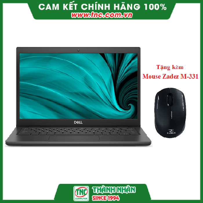 Laptop Dell Latitude 3420 L3420I5SSDFB (Đen) (Tặng kèm chuột Zadez M-331) - Hàng chính hãng