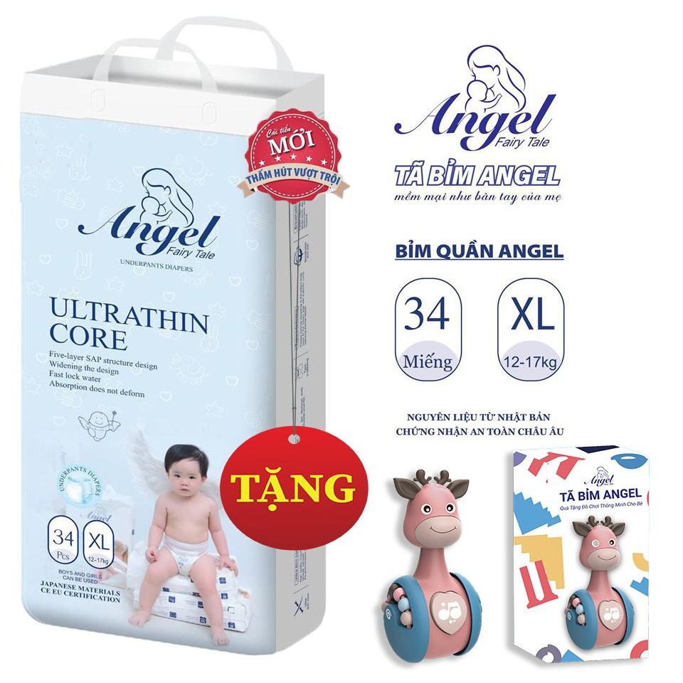 Bỉm Quần ANGEL Absorbent Size M38 - L36 - XL34 - XXL32 - XXXL30 - 1 Bịch