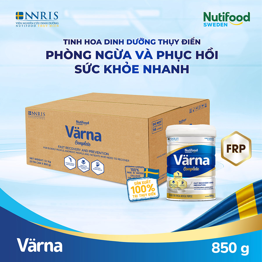 Sữa Bột Värna Complete lon 850g