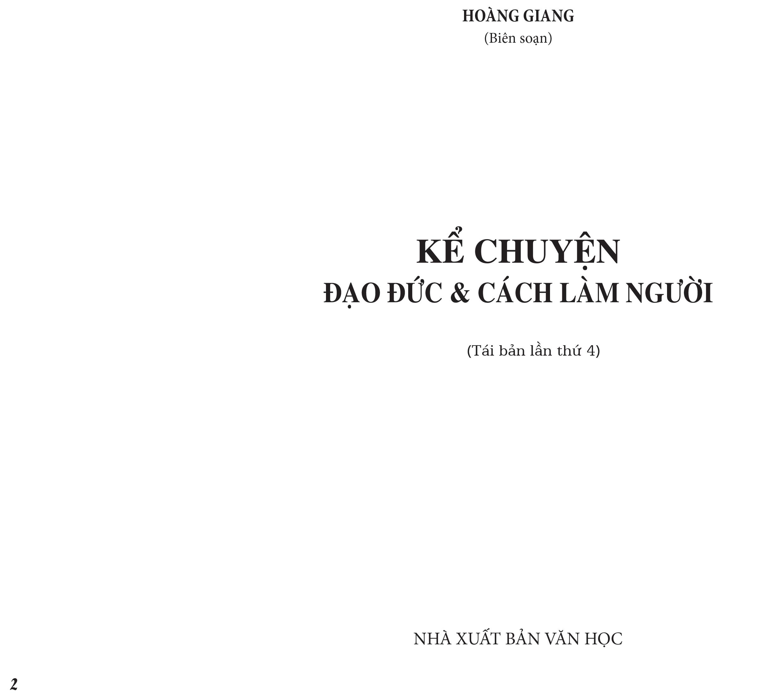 Kể Chuyện Đạo Đức Và Cách Làm Người