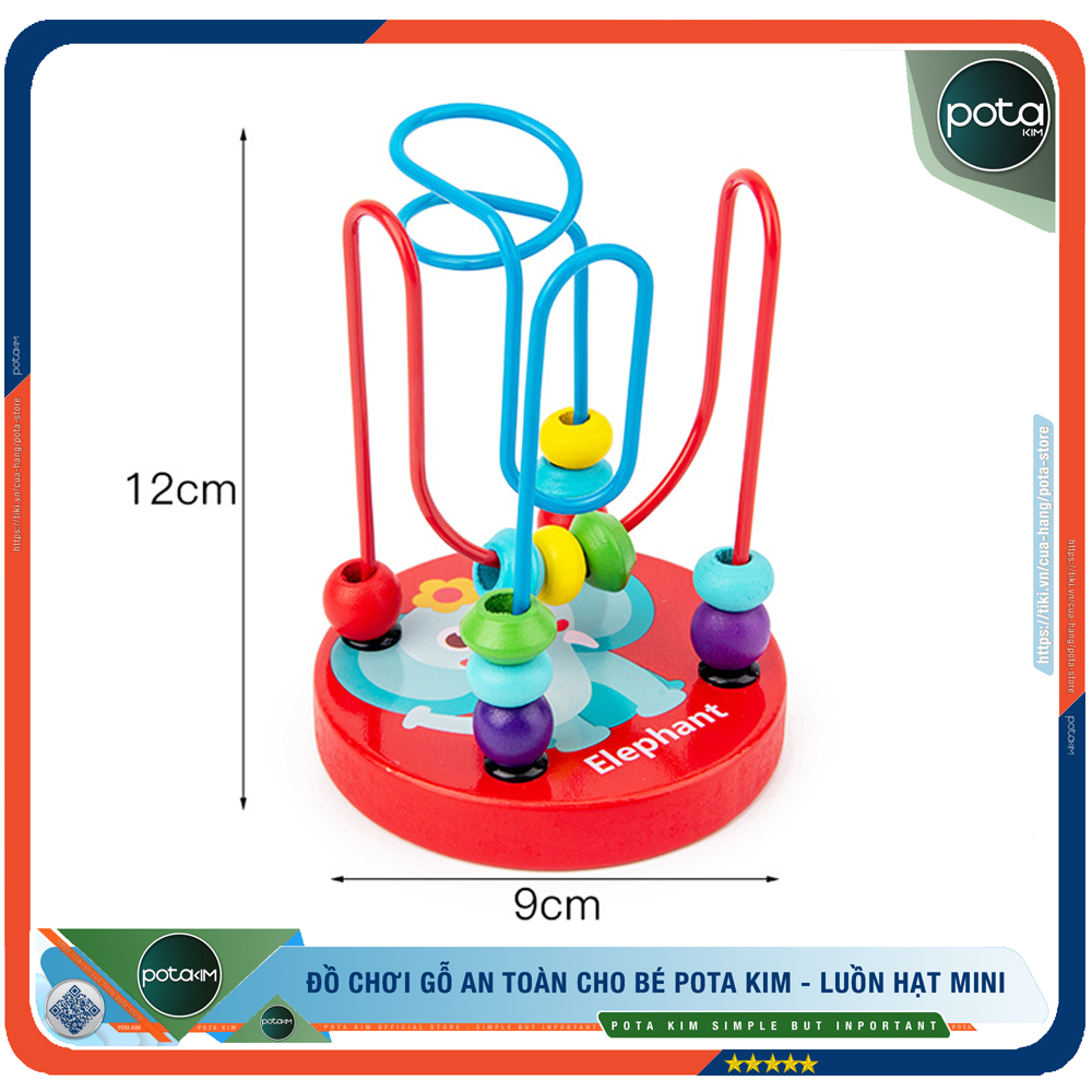 Đồ Chơi Trẻ Em POTA KIM - Combo 6 Món Đồ Chơi Gỗ Cho Bé - Đồ Chơi Cho Bé, Chất Liệu Gỗ An Toàn - Đồ Chơi Gỗ POTA KIM Giúp Giáo Dục Sớm, Phát Triển Trí Tuệ Và Kỹ Năng - Hàng Chính Hãng