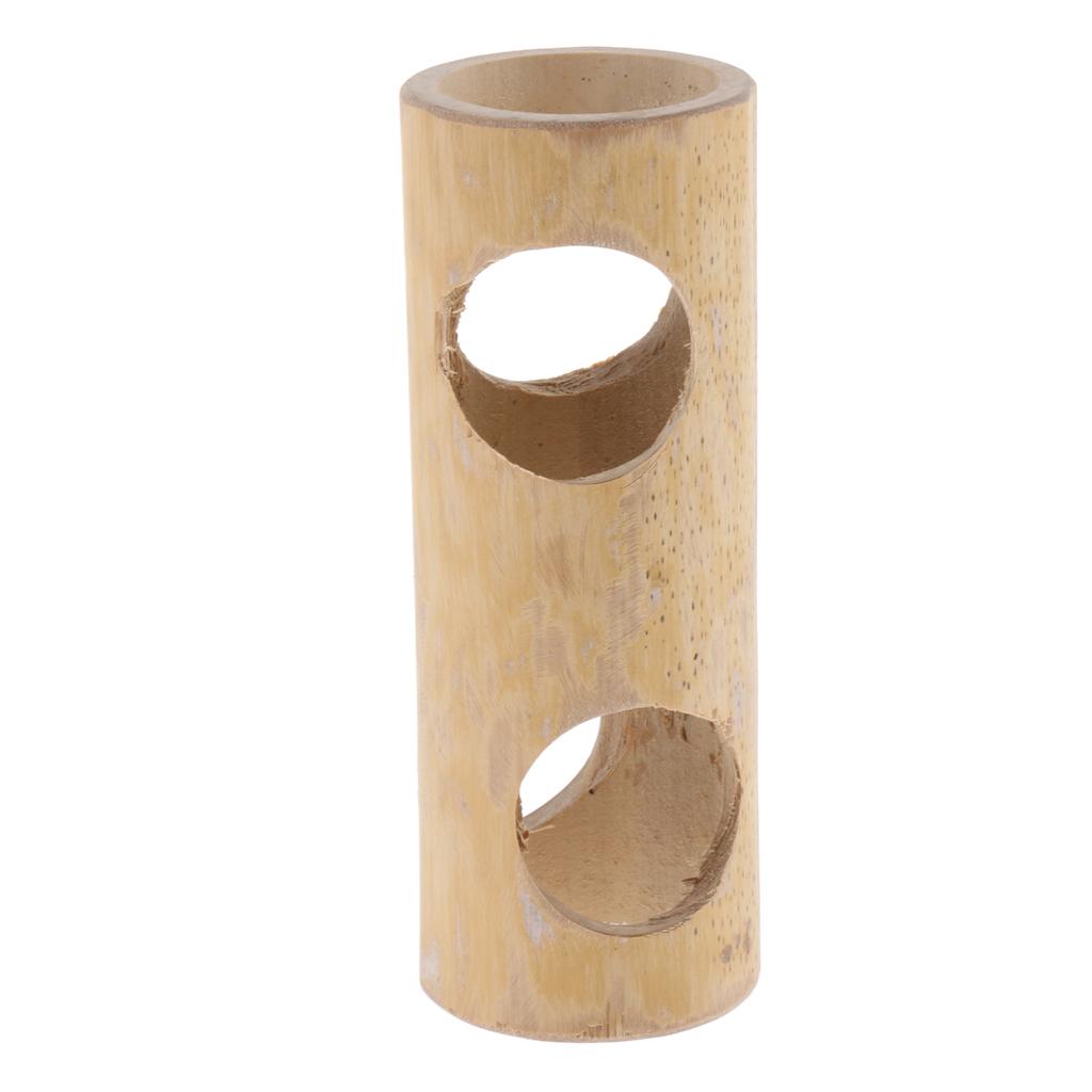 Natural Wooden/ Bamboo Hamster Mice Mouse Rat Gerbil Tunnel Cage Hide Play Toy