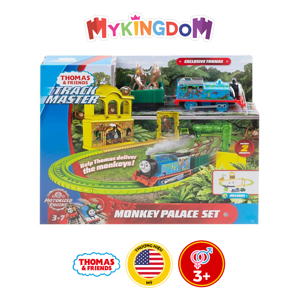 Đồ Chơi Mô hình bộ đường ray lâu đài khỉ Thomas & Friend FXX65