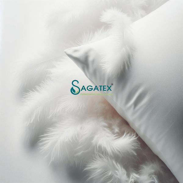 Gối Lông Vũ Tự Nhiên SAGATEX Thư Giãn Tối Ưu Nâng Đỡ Tuyệt Vời Hạn Chế Đau Mỏi Vai Gáy
